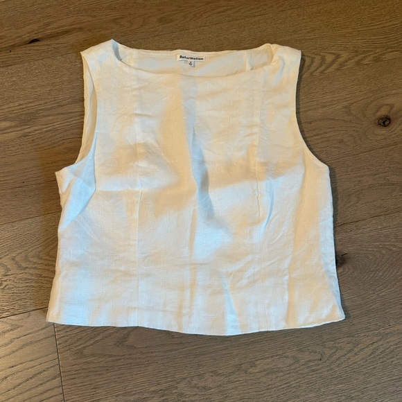 Reformation Cream Tank Top - Picture 2 of 6